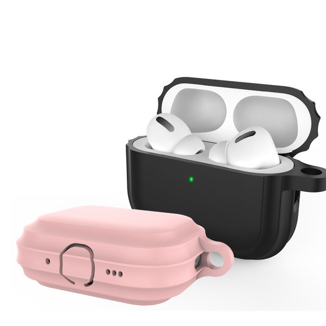 Premium Soft TPU Silicone Protection Shell Simple Style Full Cover Earphone Case for AirPods 4 3 Pro 2 1 Candy Color Soft Case