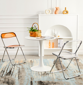 Friendly Environment Simple Design Cheap Price Garden <strong>Table</strong> Round White MDF Kitchen Room Furniture <strong>Tulip</strong> Dining <strong>Table</strong> - Product Image 5