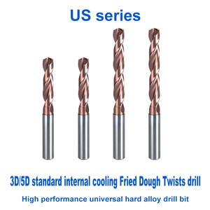 Nhà Máy Trực Tiếp 3D Tiêu Chuẩn Carbide Twist Khoan <span class=keywords><strong>Bit</strong></span> Cho Chế Biến Kim Loại-Thép Không Gỉ Đúc Sắt ODM Tùy Chỉnh - Product Image 2