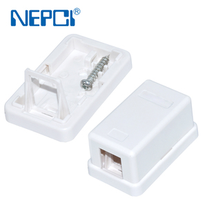 NEPCI Boîte <span class=keywords><strong>de</strong></span> jonction simple à 1 port pour XJY-6117031 <span class=keywords><strong>RJ45</strong></span> Keystone Jack - Product Image 2