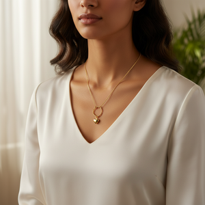 Corazón diseño hueco redondo 925 plata esterlina encanto collar turco hecho a mano joyería al por mayor - Product Image 3