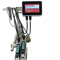 YAOMATEC Imprimante à jet d'encre automatique en ligne avec impression de date d'expiration de bouteille industrielle de 50.8mm pour l'impression de numéros de lot