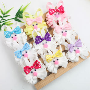 Clip de pelo de Primavera de Pascua, escultura de <span class=keywords><strong>pollito</strong></span> bonito, accesorios para <span class=keywords><strong>el</strong></span> cabello, clip de conejito de Pascua, accesorios para <span class=keywords><strong>el</strong></span> cabello de Boutique Peep para niños - Product Image 3