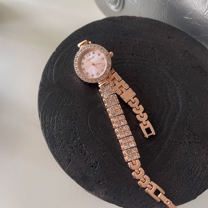 Đầy đủ kim cương tinh tế nhỏ Quay số phụ nữ Vòng đeo tay xem sang trọng Kim Cương-Set Xem với chất lượng xuất hiện cao cho phụ nữ - Product Image 2