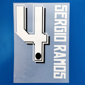 Super a Number 2015 2016 SRERGIO RAMOS RONALDO <span class=keywords><strong>BENZEMA</strong></span> KROOS Número de estampado en caliente - Product Image 2