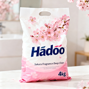 Detergente en Polvo Ecológico Quitamanchas con Aroma Floral de Jazmín, Alta Espuma, Empaque Personalizado, Precio al por Mayor - Product Image 1