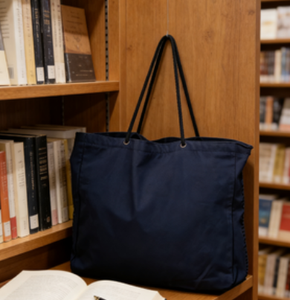 Sac à bandoulière en toile de coton de grande capacité, de haute qualité, avec logo personnalisé, robuste, avec une corde ronde - Product Image 2