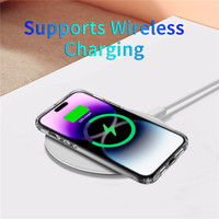 Vente en Gros pour Coque de Téléphone Antichoc en TPU Acrylique Transparent à Quatre Coins pour iPhone 15 14 13 12 11 Pro Max et iPhone 14 6 7 8 Plus