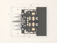 Casa Prefabricada de Acero Ecológica Star Flow de 398m, 2 Pisos, Bajo Costo, Moderna, con Sistema de Aislamiento Térmico y Ahorro de Energía