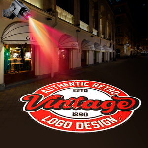 <span class=keywords><strong>Projecteur</strong></span> Gobo <span class=keywords><strong>LED</strong></span> étanche IP67, lumière publicitaire personnalisée, <span class=keywords><strong>projecteur</strong></span> laser à cinq grilles rotatif pour porte et sol - Product Image 2