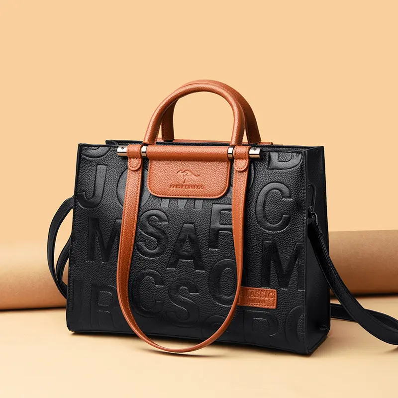 Westal Women Fashion Top Quality Bags Embossed Leather Handbag Designers Handbags Famous Brands Bag For Lady