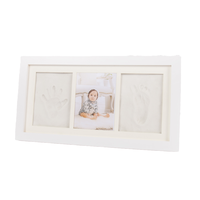 Marco de Fotos de Madera con Impresión Serigráfica Moderno RUISEN, Decoración de Escritorio para el Hogar, Plegable, para Montar en la Pared