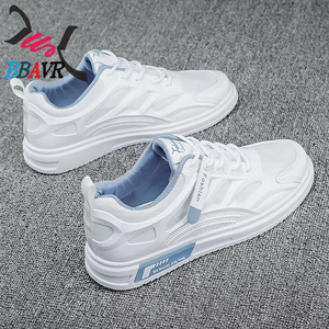 Zapatos Deportivos Casuales para Hombre, Nuevos, Transpirables, Ligeros, Antideslizantes, de Malla, para Primavera, Otoño y Verano, Estilo Coreano, Color Blanco, Venta al Por Mayor - Product Image 4