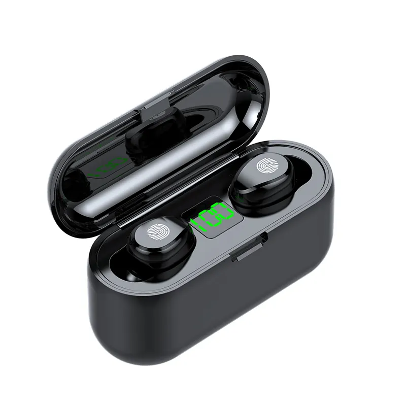 Top selling products 2021 cheap earbuds with 2000mah power bank tws wireless earbuds waterproof power bank