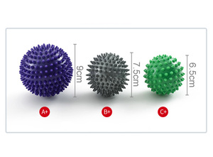 Bóng Gai Tập Yoga Bằng Pvc Có Gai Bấm Huyệt Tập Thể Dục Bấm Huyệt Mát Xa Thân Thiện Với Môi Trường Tùy Chỉnh - Product Image 2