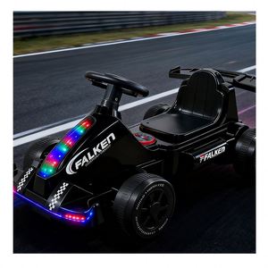 Voiture musicale lumineuse haute résistance pour bébé avec pédales, corps noir, batterie 6V4Ah, cadre conçu pour un apprentissage fiable et ludique, 4 roues - Product Image 3