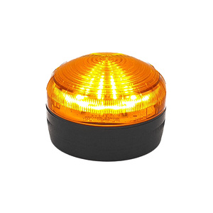 Lampe de signalisation SOS, lumière LED ambre, indicateur de danger jaune, plastique durable, avertissement de sécurité, usage industriel - Product Image 1