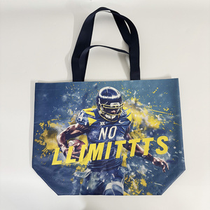 Borse <span class=keywords><strong>Shopping</strong></span> Riutilizzabili in PP Tessuto con Stampa Personalizzata 2026 <span class=keywords><strong>World</strong></span>, Laminazione Opaca e Design Calcistico - Product Image 1