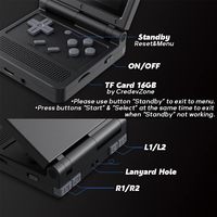 Console de jeu portable Joycent V90 avec écran couleur IPS de 3 pouces, 16 Go/64 Go, Wi-Fi, prenant en charge 16 simulateurs PS1