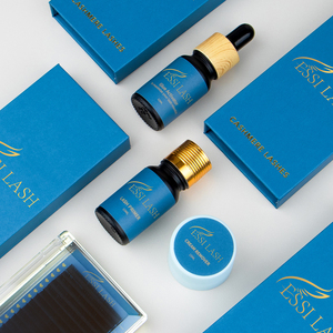 ESSI LASH Plateaux d'extensions de cils en velours personnalisés, vente en gros, pour volume facile à former en éventail, en poils synthétiques noir mat - Product Image 2