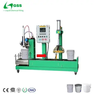 GSS 10-30 L otomatik reçine tiner yağlama yağı boya dijital kimyasal sıvı dolum makinesi