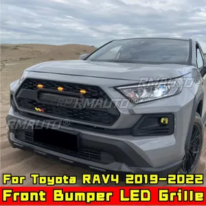 Grilles de radiateur de course avant pour Toyota RAV4 2019-2022 Édition Adventure, Grille de pare-chocs avant de course, Accessoires automobiles - Product Image 3