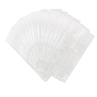 Sacs d'Emballage Personnalisés pour Sucettes Glacées et Glaçons, en Plastique Thermoscellable avec Scellage à Ailettes, pour Bricolage et Conditionnement de Glaçons et Bâtonnets