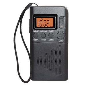 Radio de Bolsillo <span class=keywords><strong>Mini</strong></span> Portátil de Alta Sensibilidad Digital AM FM de 2 Bandas, Funciona con Pilas AAA, Regalo para Personas Mayores, OEM, Logotipo Personalizado, Venta al por Mayor - Product Image 3