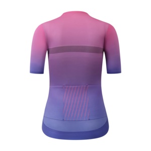 OEM JS Maillot de <span class=keywords><strong>cyclisme</strong></span> personnalisé à manches courtes en tissu Italie MITI pour femmes Vêtements de vélo - Product Image 3