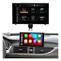 Qualcomm Snapdragon 665 9 " Écran rétractable de style voiture Android 13 d'origine Lecteur DVD radio pour Audi A6 C7 A7 2012 - 2018