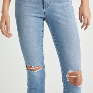 High Quality Custom Design Fashion Women's Winter Flat Front Mid Waist Skinny <b>Jeans</b> Denim Pants Breathable Customized Color - Product Image 4