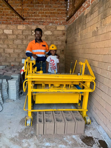 Xách tay QT40-3A thủy lực lồng vào nhau Máy làm gạch thiết bị xây dựng - Product Image 4