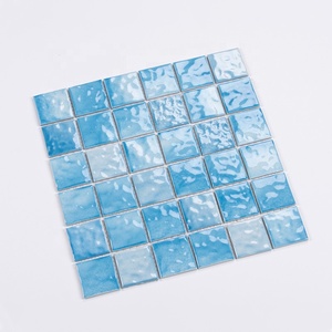 Azulejo <span class=keywords><strong>de</strong></span> mosaico <span class=keywords><strong>de</strong></span> <span class=keywords><strong>piscina</strong></span> craquelado <span class=keywords><strong>de</strong></span> hielo azul, <span class=keywords><strong>Gresite</strong></span> <span class=keywords><strong>de</strong></span> porcelana antideslizante para línea <span class=keywords><strong>de</strong></span> flotación y Spa - Product Image 6