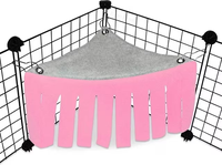 Accessoires pour cage : Hamac pliable de luxe pour furets, avec cadre en plastique, étanche, réutilisable, emballage en boîte plastique pour furets