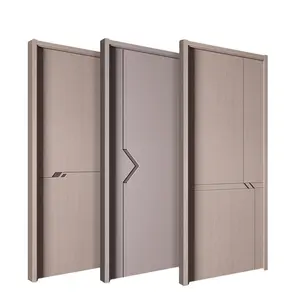 Melamine Wooden Doors For Houses MDF Panel Anti-scratched For Interior Room Office Apartment Cheap Price Latest Design Pics