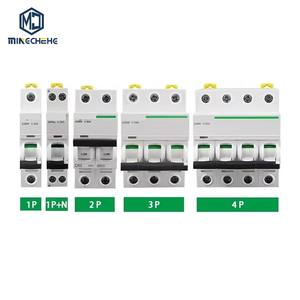 เบรกเกอร์วงจรขนาดเล็ก IC65N IC65H IC65L 1P 2P 3P 4P 6kA 10kA 4A 6A 63A แบบ C D Curve MCB 230V 400V AC สวิตช์อากาศ สำหรับบ้านและอุตสาหกรรม - Product Image 1