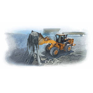 Capteurs d'angle de flèche à pression hydraulique pour chargeurs frontaux avec pesage dynamique et statique en temps réel et tablette sans fil - Product Image 2