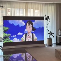 Nouvel écran de projection motorisé gris noir en cristal, écran de projection électrique ALR de haute qualité pour projecteur longue portée