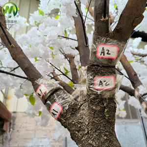 Árbol de flores artificiales decorativas Árbol de Sakura japonés Árbol simulado en forma de arco blanco falso para boda - Product Image 4