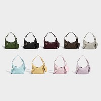 Sac à bandoulière tissé pour femme, sac hobo texturé avec sangle courte, sac à main décontracté pour tous les jours