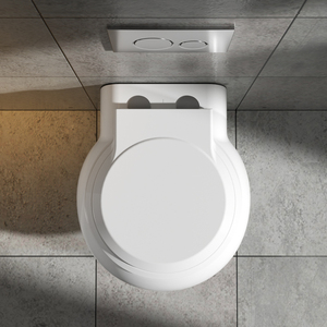 Nuovo Set WC in Ceramica a Due Pezzi da Parete 2025, Moderno ed Ecologico, con Cassetta e Tazza, per Hotel e Ospedali, Chiusura Lenta - Product Image 3