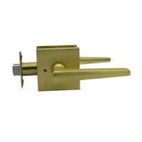 Serrure à levier haute sécurité antivol d'urgence robuste en alliage de zinc durable pour poignée de porte d'hôtel et cylindre, adaptée à divers environnements