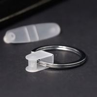 Llavero Promocional de Plástico con Conector a Presión de 3.5cm, Color Personalizado, Duradero, de Moda, Marca OEM, Venta al Por Mayor, 100% Hecho a Medida, Embalaje a Granel