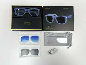 Lunettes de soleil intelligentes S2 MAX avec caméra, contrôle tactile, étanches IP68, chargement magnétique, traducteur IA, enregistrement vidéo, connectivité Wi-Fi - Product Image 1