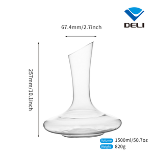 DELI — <span class=keywords><strong>carafe</strong></span> <span class=keywords><strong>à</strong></span> vin Antique 1500ml 50.7oz, Transparent, modèle très bon marché, <span class=keywords><strong>carafe</strong></span> de luxe - Product Image 6