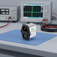 Filtre EMI à faible fuite VIIP 6A, 10A, type H, haute atténation, 150kHz-30MHz, certifié TUV CUL CQC CE ROHS, pour appareil électronique médical