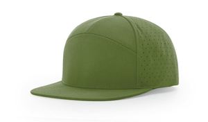 Gorra de Béisbol Unisex de 7 Paneles con Visera Plana, Personalizada, de Alta Calidad, Impermeable, de Tela de Algodón, con Orificios Cortados con Láser, para Fiestas de Hip Hop y Viajes - Product Image 3