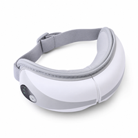 Masque de massage oculaire chauffant sans fil avec compression d'air, vibration, musique, 5 modes, pliable, rechargeable par Type-C, OEM ODM