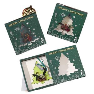 Créativité <span class=keywords><strong>arbre</strong></span> de Noël motif solide mélange de soja cire bougies d'aromathérapie purifiant l'air vacances cadeaux parfumés désodorisants - Product Image 1