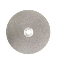 Outils de polissage lapidaire, disque à facettes diamanté électroplaqué de 6 pouces/8 pouces, trou de 12,7 mm, pour le meulage et le polissage de bijoux